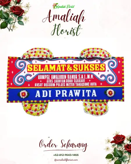 Papan Bunga Ucapan Selamat Landasan Ulin Selatan